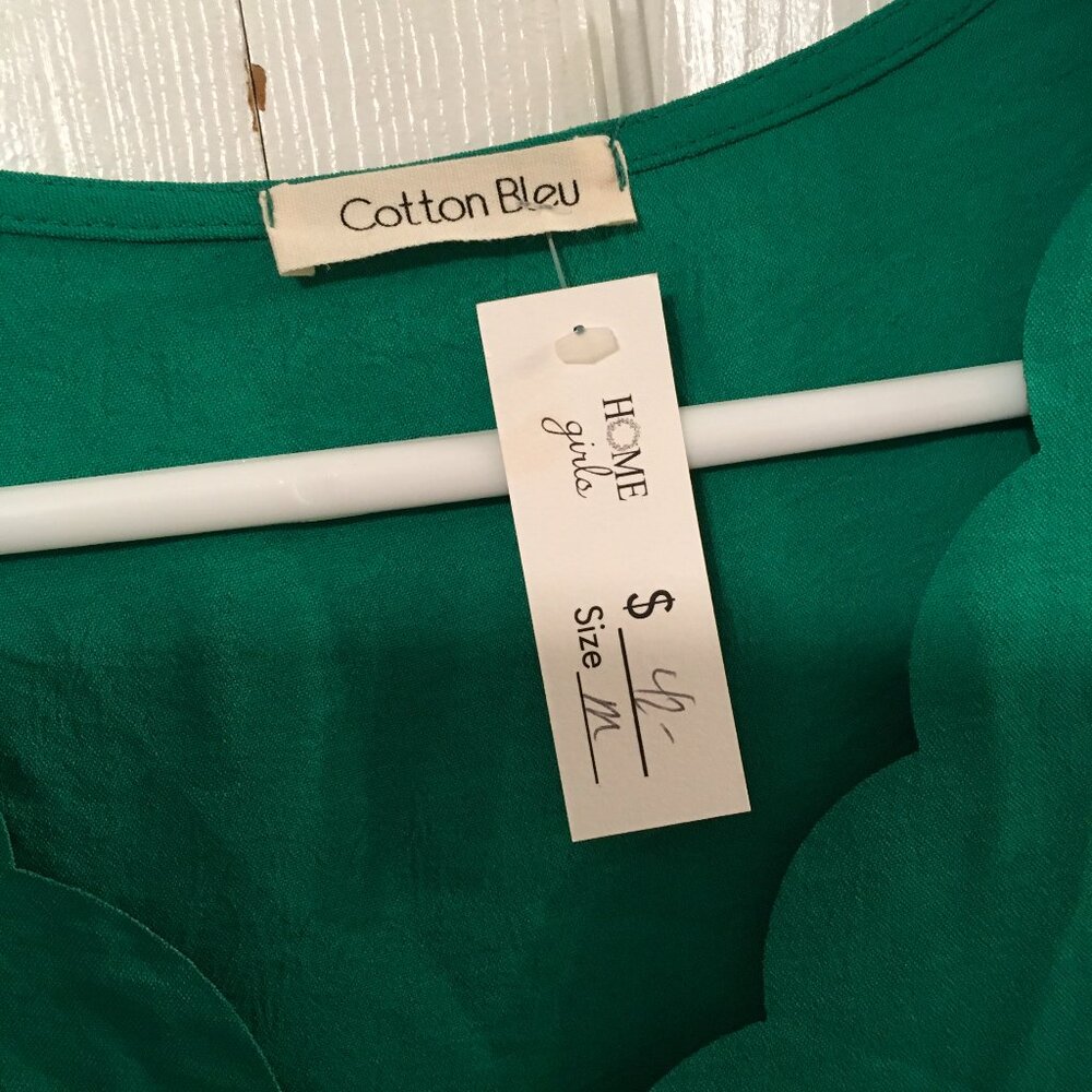 Cotton Bleu Lightweight Mini Dress - Picture 2 of 6